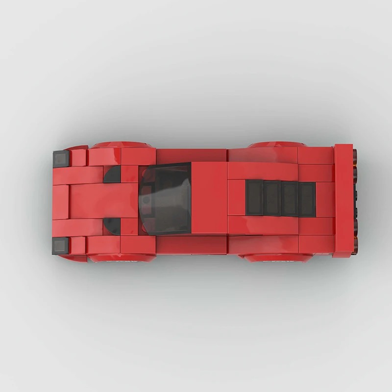 MOC Building F40 Blocks Moc City Sports Racing Car Vehicle DIY Bricks Toys Christmas Halloween Gift